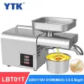 YTK LBT01T Automatic Cold Oil Press Machine High Extraction Rate Oil Extractor Peanut Coconut Olive Oil Press Machine