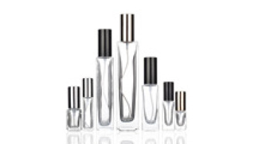 3ml 5ml 6ml 10ml 15ml 20ml 30ml Square Shape Glass Perfume Bottles Aluminum Spray Cap Empty Bottles1