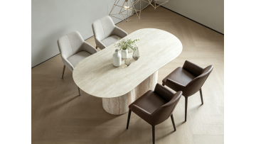 BR-DT-6109Y Elegant Ceramic Table for 4-6 Guests – Modern Design, Premium Quality
