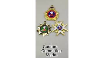 Custom  Commitiee Medal 