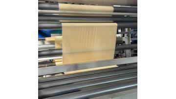 Livite 0.38mm light yellow PVC durable coated fabric pool materials is in production.