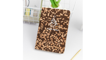 coffee ground material hardcover notebook