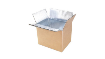Aluminum film insulation carton