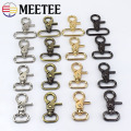 4/10pcs Meetee 20-50mm Metal Strap Buckles for Bags Dog Collar Lobster Clasps Swivel Snap Hooks DIY Keychain Sewing Accessories