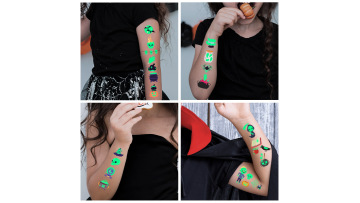 Halloween Night Glow Children's Tattoo Sticker