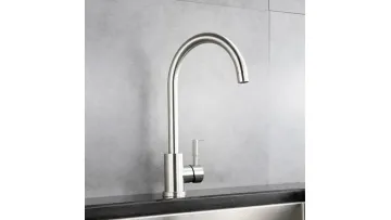 6211 Black Single Handle Stainless Steel Single Cold Kitchen Faucet1