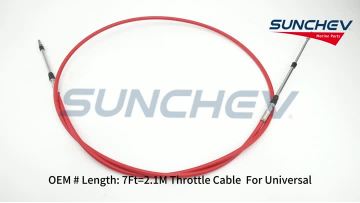 Length 7Ft=2.1M Throttle Cable
