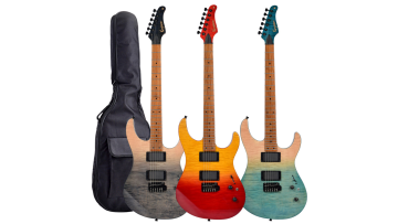 KSG-550 Kaysen Electric Guitar Black Sound Video