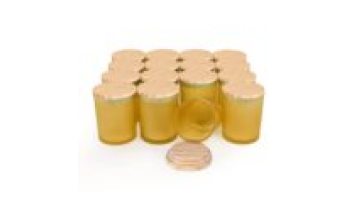 210ml 300ml 420ml Official Householder Custom Bright Yellow Glass Candle Jars Simple And Elegant With Wooden Lid1