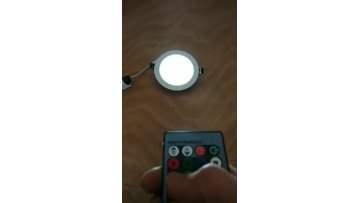Remote Control Dimmable 10W  RGBWW Colorful LED Panel Down light Round Ceiling Spot Light For  Indoor Room Hotel Villa Shop Bar1