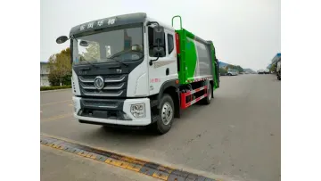 New Arrival Dongfeng 4X2 14cbm Large Ground-Level Hopper Compressed Refuse Truck1