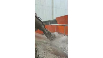 Sand and gravel separator usage demonstration