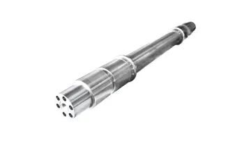 Customized Heavy Duty Forging Steel Rotor Shaft Wind Turbine Flange Forged Shaft1