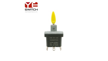 Industrial Toggle Switch Momentary DP3T IP68 Solder Terminal