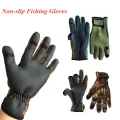 Full Finger Non-slip Waterproof Fishing Gloves Camouflage Warm Mittens Outdoor Hiking Hunting Riding Sports Gloves For Man Woman