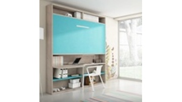 NOVA 3 in 1 Save Space Furniture: Murphy Beds With Desk and Bookcase1