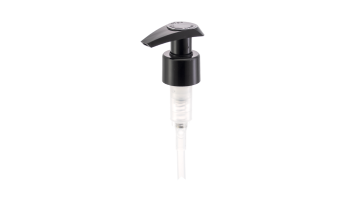 24/410 black smooth lotion dispenser pump with left-right lock