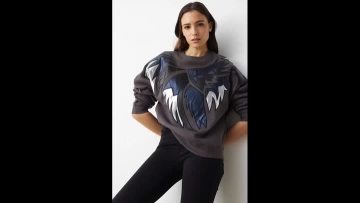 Women Pullover Patch Embroidery Sweatshirts1