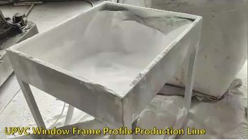 UPVC window frame outward sash extrusion plant 