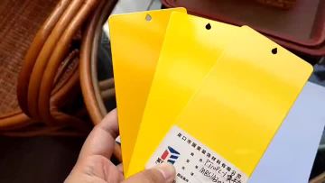 yellow flat gloss