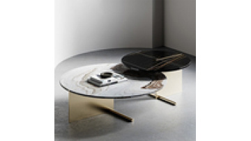 living room furniture stainless steel center table luxury coffee tables and TV stand modern home furniture marble center1
