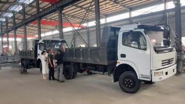 Export Dongfeng light truck dump truck