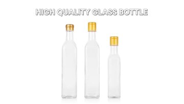 250ml 500ml 750ml 1000ml Olive Oil Glass Bottle