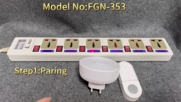 FGN-353,wireless doorbell with LED light
