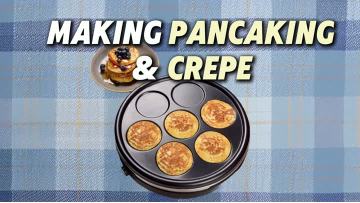 High power crepe and pancake maker