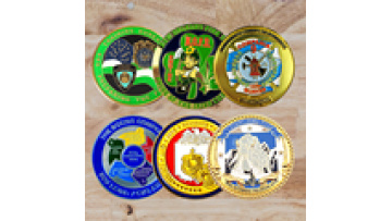 Custom 3D logo coin 3D engravable double-sided challenge coin metal custom troop challenge coin1