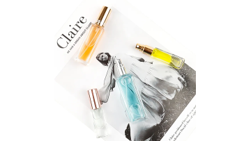 3ml square perfume glass bottle