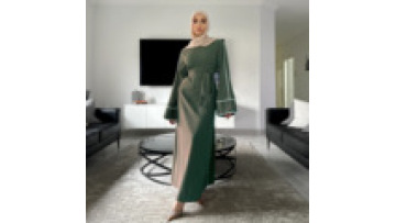 Modest Evening Dresses Women Lady Elegant Dubai Muslim Women Abaya Dress Islamic Clothing Womens Dresses Open Abaya1