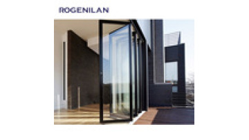 Aluminum Glass Sliding Folding Door Patio Exterior Bifold Doors Double Glazing aluminum bi folding door for store1