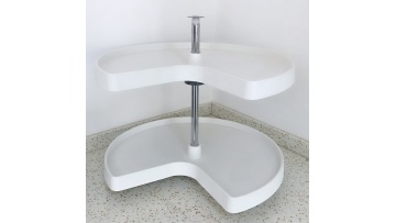 Revolving Small Corner Cabinet Kitchen Furniture Monster Basket Kitchen Base Cabinet Revolving Shelves1