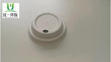 80mm biodegradable sugarcane bagasse lid