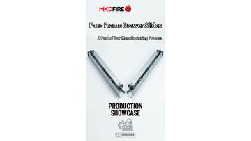 Face frame drawer slide production