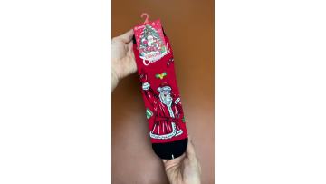 Men's Christmas mid-calf socks