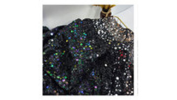 Hot selling Shiny Multi-color Sequin mesh Fabric Fashion Embroidery Holographic Sequin Fabric for dress1