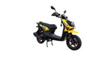High cost performance yellow Wheel Base 1275mm 1 Cylinder 4stroke mini moped gasoline scooter1
