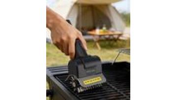 Wholesale 3.7V 2000mah Stainless Steel Bristles Electric BBQ Grill Brush Cordless USB Rechargeable Grill Cleaning Brush1