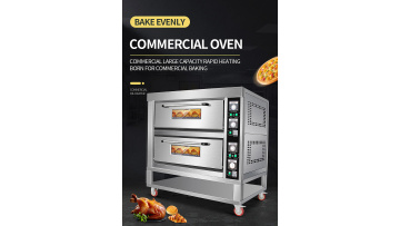 Commercial deck oven