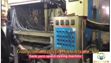 Vacuum skein multi space dyeing machine