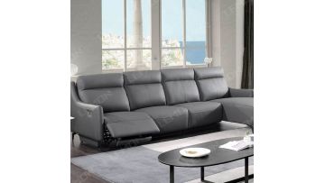  Modern Genuine Leather Sofa Set For Living Room