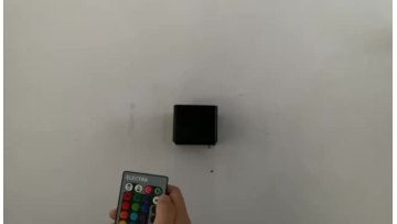 Top Seller Led Colorful Wall Light Fashion RGB remote control Room Decor Bedside Atmosphere Ambient Wall Light1