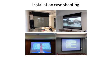Aluminum-cased Electric Projection Screen