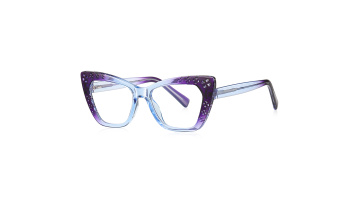 Purple Gradient TR Optical Frame