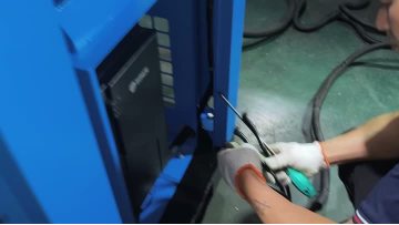 Screw air compressor assembly