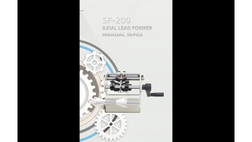 SF-200 Axial Lead Former Manual Taped