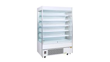 Supermarket vegetable display refrigerator chiller