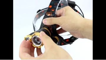 USB Rechargeable Headlamp 4 Modes LED Light